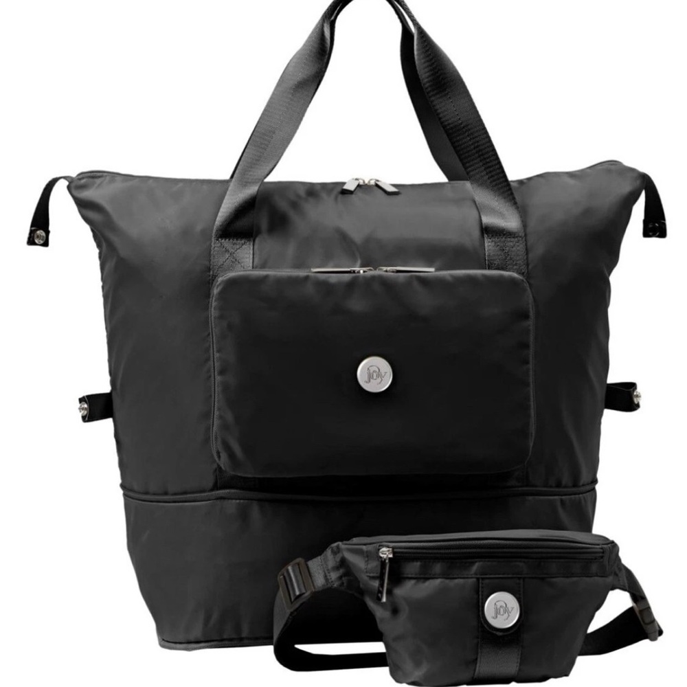 Joy CleanBoss Expandable Pop Tote With Bonus Belt Bag - Red Only Available